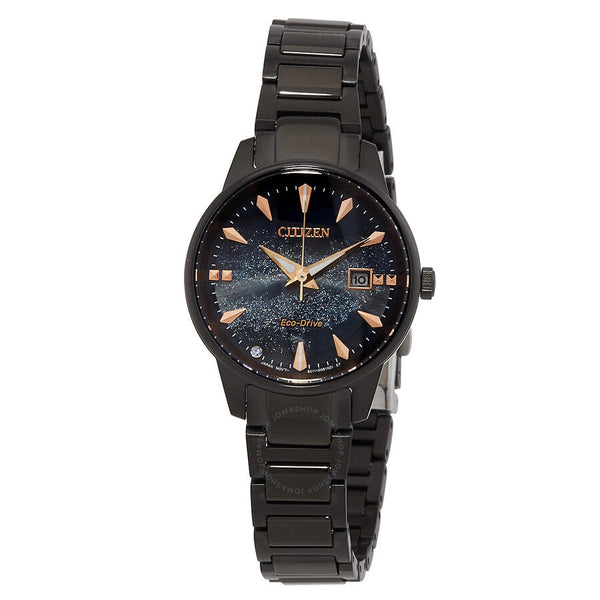 Citizen Pair Eco-Drive Blue Dial Ladies Watch EW2595-81L - The Watches Men & Co