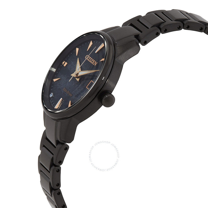 Citizen Pair Eco-Drive Blue Dial Ladies Watch EW2595-81L - The Watches Men & Co #2