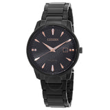 Citizen Pair Eco-Drive Black Dial Men's Watch BM7595-89E - The Watches Men & Co