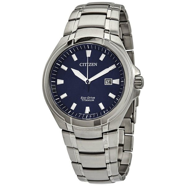 Citizen Paradigm Super Titanium Eco-Drive Blue Dial Men's Watch BM7431-51L - The Watches Men & Co
