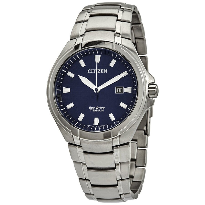 Citizen Paradigm Super Titanium Eco-Drive Blue Dial Men's Watch BM7431-51L - The Watches Men & Co