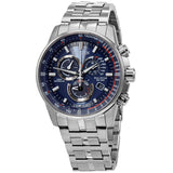 Citizen PCAT Perpetual Alarm World Time Chronograph Blue Dial Men's Watch CB5880-54L - The Watches Men & Co