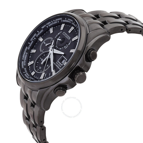 Citizen Perpetual Alarm Chronograph Quartz Black Dial Men's Watch AT9127-80E - The Watches Men & Co #2