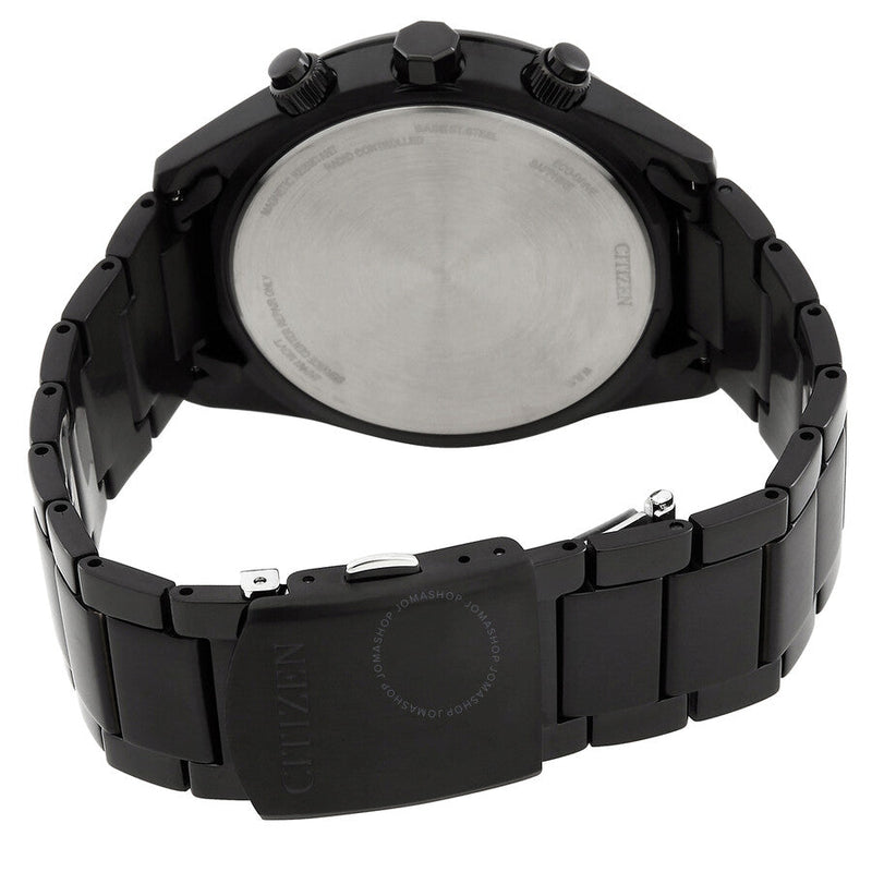 Citizen Perpetual Alarm World Time Chronograph GMT Black Dial Men's Watch AT8265-81E - The Watches Men & Co #3