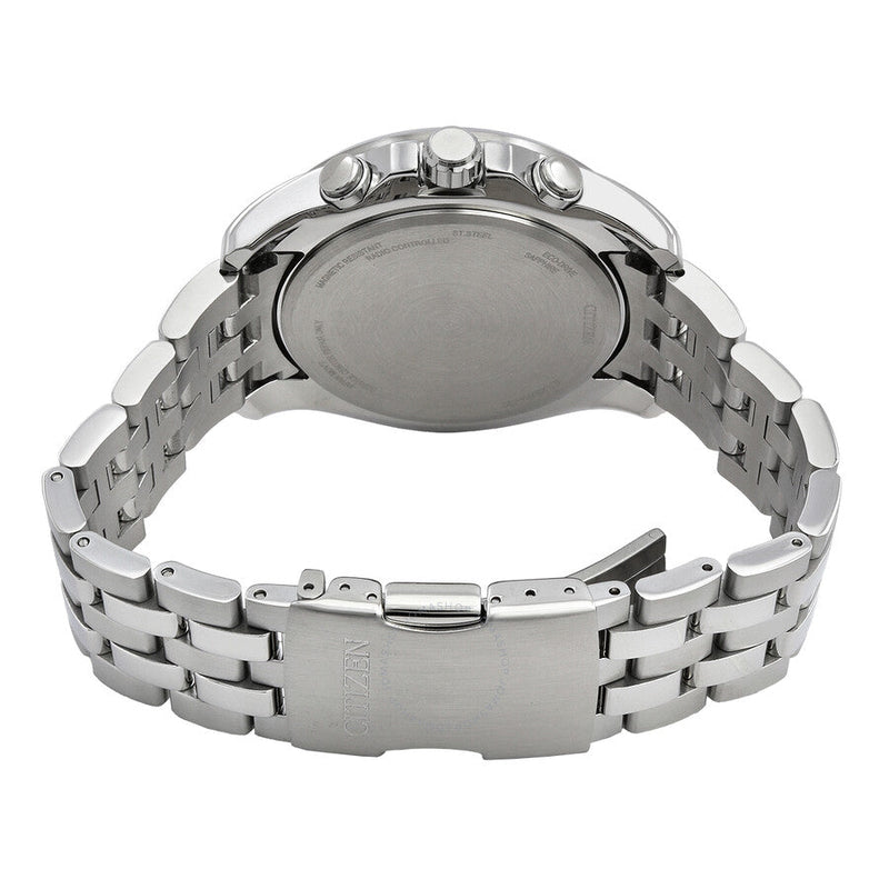 Citizen Perpetual Alarm World Time GMT Eco-Drive Blue Dial Men's Watch AT9120-89L - The Watches Men & Co #3