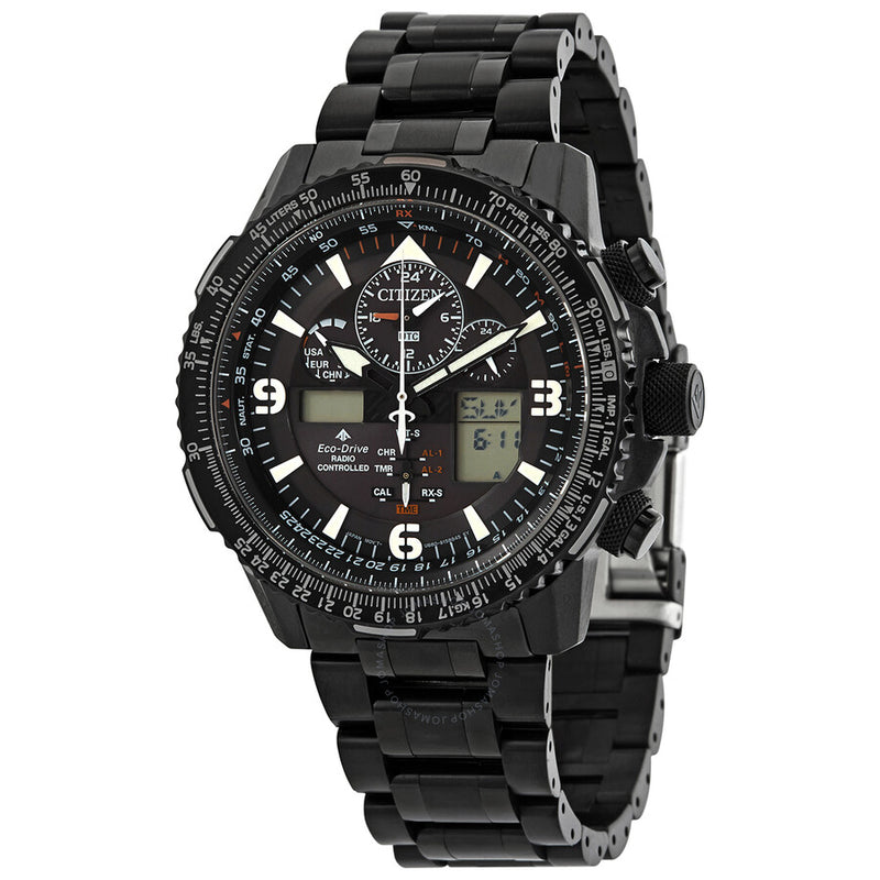 Citizen Perpetual Black Dial Men's Watch JY8085-81E - The Watches Men & Co