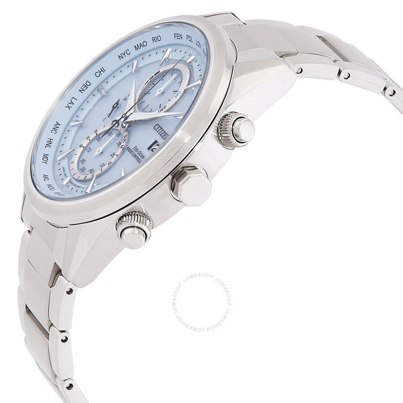 Citizen Perpetual World Time Chronograph Blue Dial Men's Watch AT8260-85M - The Watches Men & Co #2