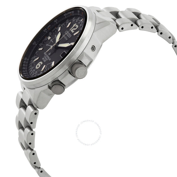 Citizen Perpetual World Time GMT Eco-Drive Black Dial Men's Watch CB0230-81E - The Watches Men & Co #2