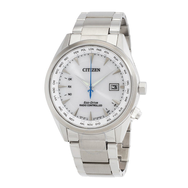 Citizen Perpetual World Time GMT White Dial Men's Watch CB0270-87A - The Watches Men & Co