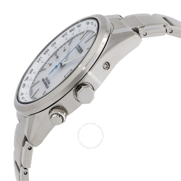 Citizen Perpetual World Time GMT White Dial Men's Watch CB0270-87A - The Watches Men & Co #2