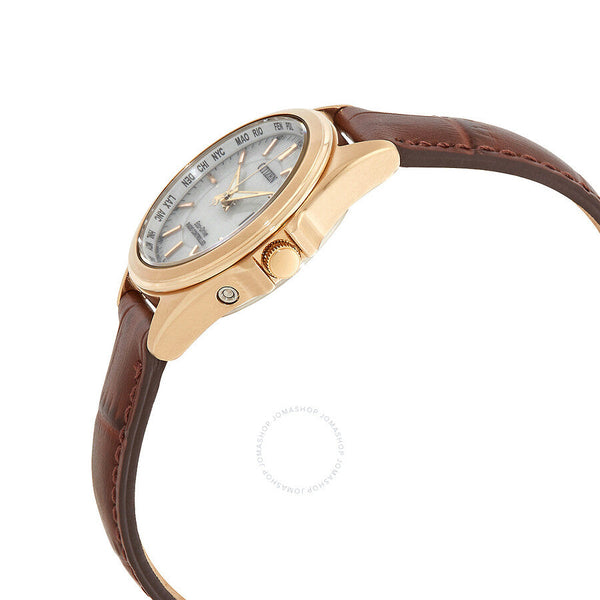 Citizen Perpetual World Time White Dial Ladies Watch EC1183-16A - The Watches Men & Co #2