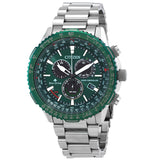 Citizen Promaster Air A-T World Time Chronograph GMT Green Dial Men's Watch CB5004-59W - The Watches Men & Co