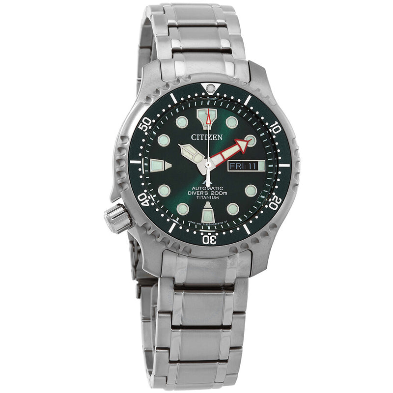 Citizen Promaster Automatic Green Dial Men's Watch NY0100-50X - The Watches Men & Co