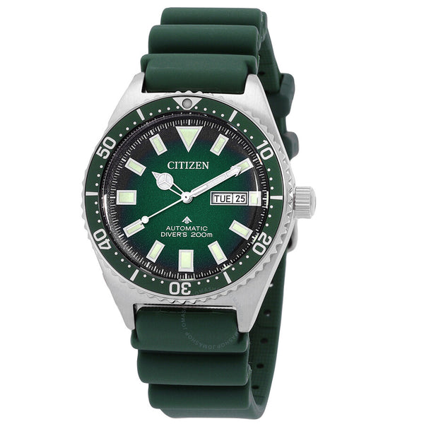 Citizen Promaster Automatic Green Dial Men's Watch NY0121-09X - The Watches Men & Co