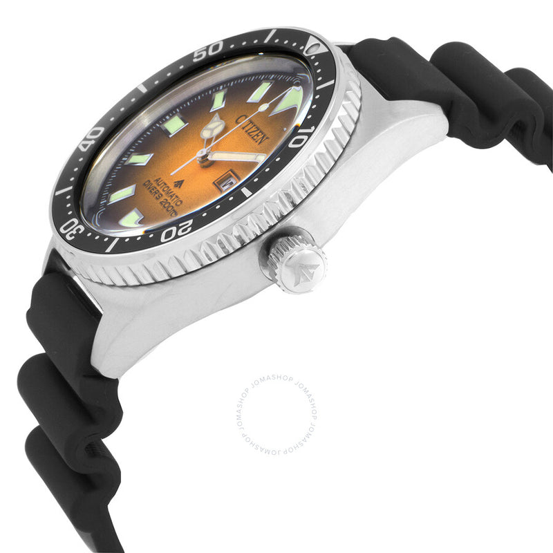 Citizen Promaster Diver Automatic Orange Dial Men's Watch NY0120-01Z - The Watches Men & Co #2