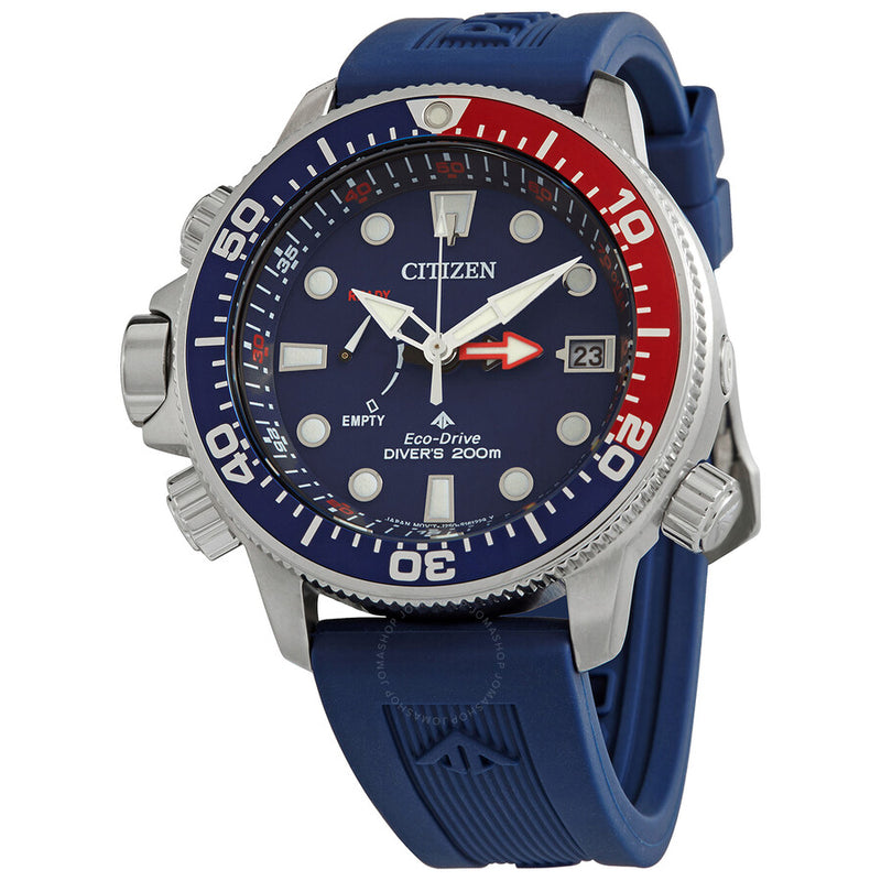 Citizen Promaster Eco-Drive Blue Dial Pepsi Bezel Men's Watch BN2038-01L - The Watches Men & Co