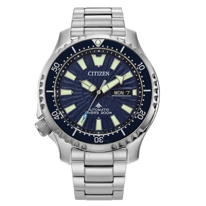 Citizen Promaster Lefty Automatic Blue Dial Men's Watch NY0136-52L - The Watches Men & Co