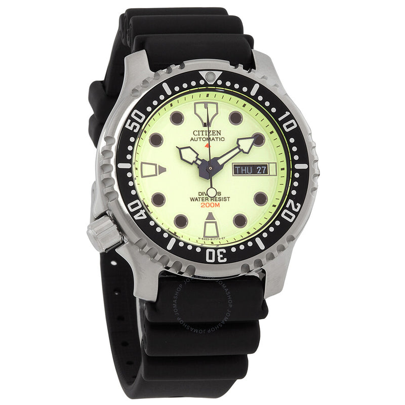 Citizen Promaster Marine Automatic Green Dial Men's Watch NY0040-09W - The Watches Men & Co