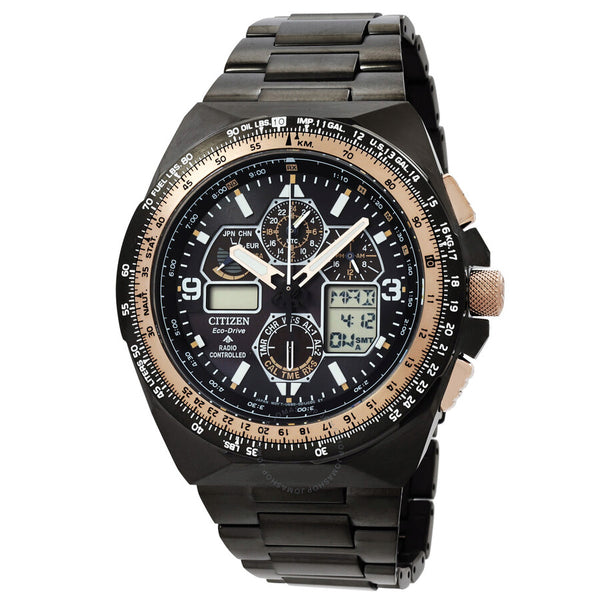 Citizen Promaster Skyhawk A-T Analog-Digital Black Dial Men's Watch JY8146-54E - The Watches Men & Co