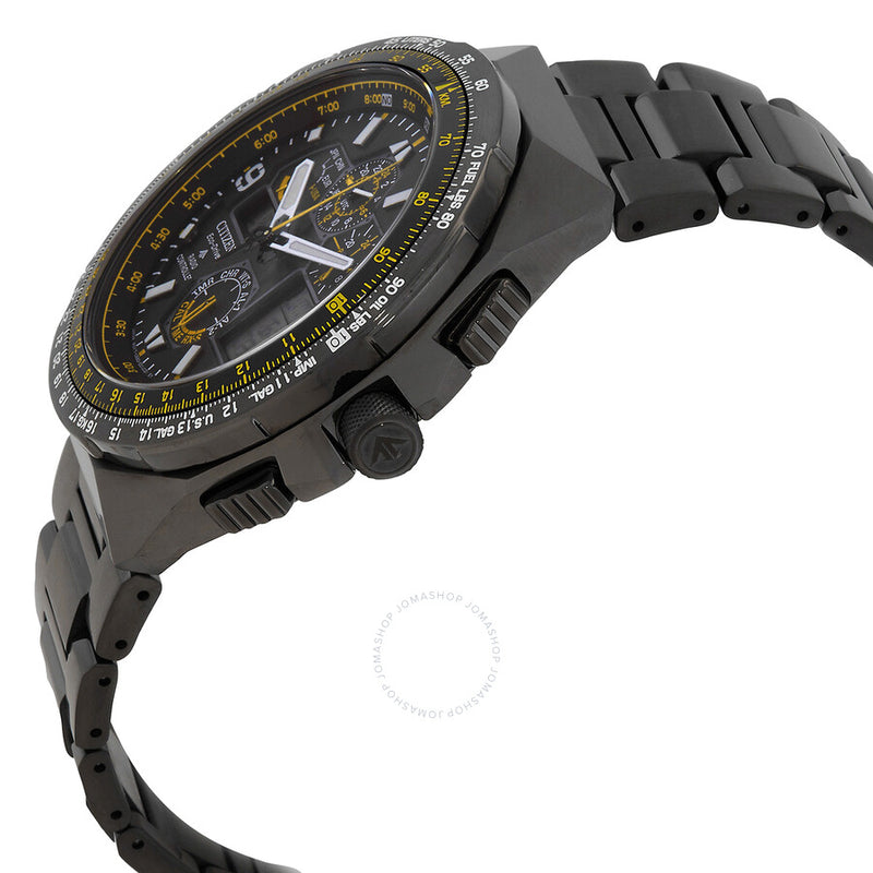 Citizen Promaster Skyhawk A-T Chronograph GMT Black Dial Men's Watch JY8127-59E - The Watches Men & Co #2