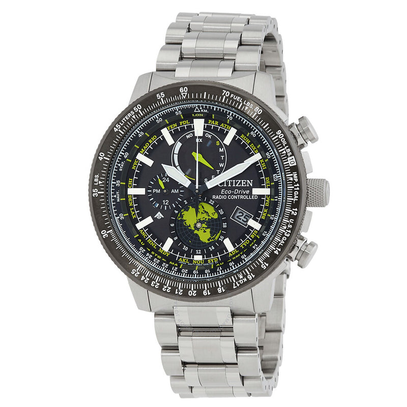 Citizen Promaster World Time Black Dial Men's Watch BY3006-53E - The Watches Men & Co