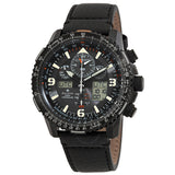 Citizen Quartz Analog-Digital Black Dial Watch JY8085-14H - The Watches Men & Co