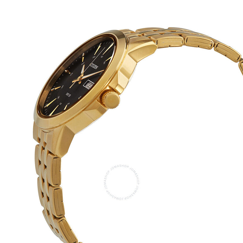 Citizen Quartz Black Dial Gold-tone Men's Watch BF2013-56E - The Watches Men & Co #2