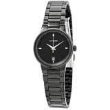 Citizen Quartz Black Dial Black Ion-plated Ladies Watch EU6017-54E - The Watches Men & Co