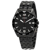 Citizen Quartz Black Dial Black-plated Men's Watch BI5055-51E - The Watches Men & Co