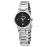 Citizen Quartz Black Dial Stainless Steel Ladies Watch EU6010-53E - The Watches Men & Co