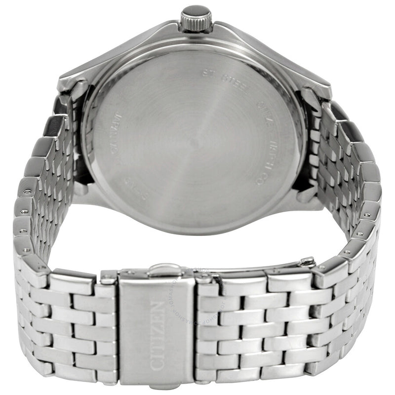 Citizen Quartz Black Dial Stainless Steel Men's Watch BF2020-51E - The Watches Men & Co #3