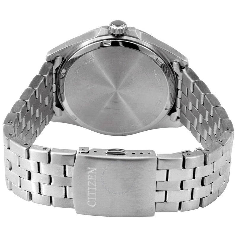 Citizen Quartz Black Dial Stainless Steel Men's Watch BI5050-54E - The Watches Men & Co #3