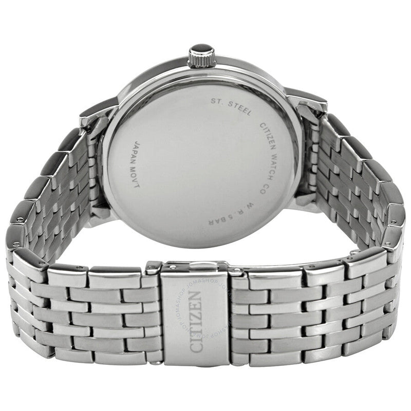 Citizen Quartz Black Dial Stainless Steel Men's Watch BI5070-57H - The Watches Men & Co #3