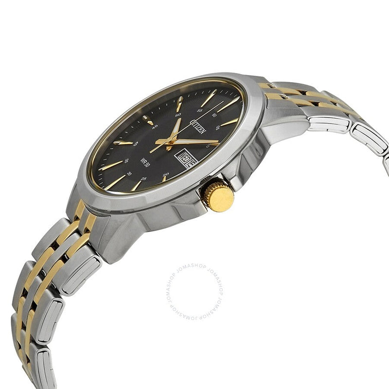 Citizen Quartz Black Dial Two-tone Men's Watch BF2018-52E - The Watches Men & Co #2