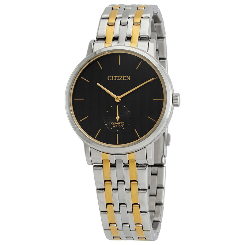 Citizen Quartz Black Dial Two-tone Men's Watch BE9174-55E - The Watches Men & Co