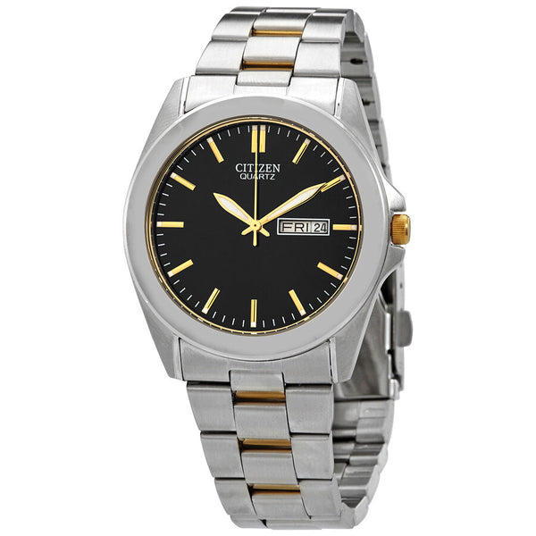 Citizen Quartz Black Dial Two-tone Men's Watch BF0584-56E - The Watches Men & Co