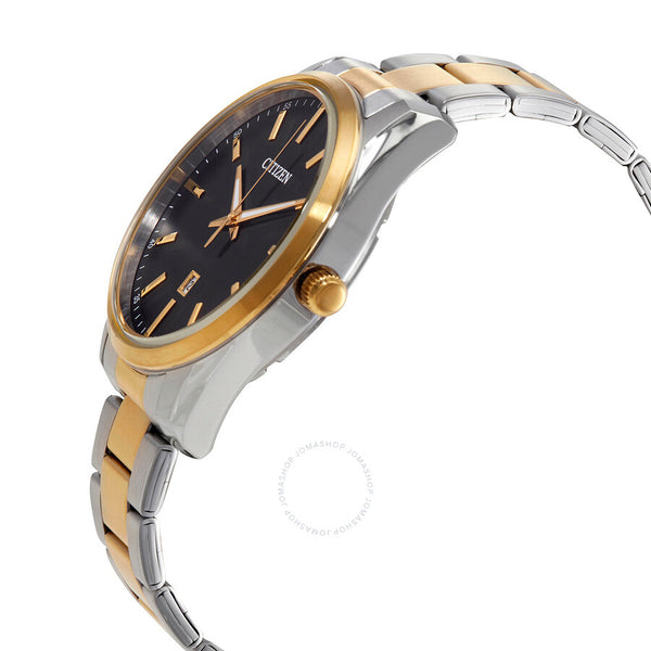 Citizen Quartz Black Dial Two-tone Men's Watch BI1034-52E - The Watches Men & Co #2