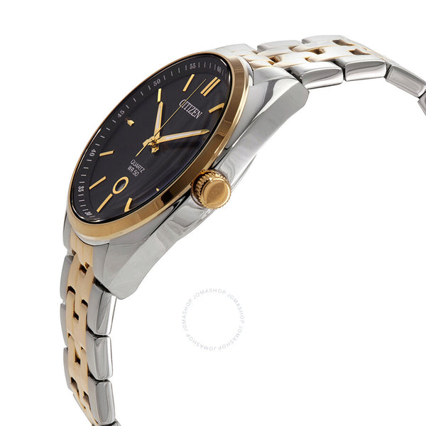 Citizen Quartz Black Dial Two-tone Men's Watch BI5094-59E - The Watches Men & Co #2