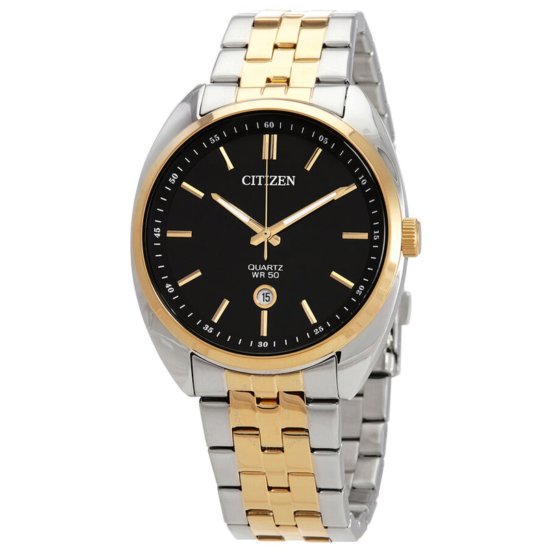 Citizen Quartz Black Dial Two-tone Men's Watch BI5094-59E - The Watches Men & Co