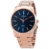 Citizen Quartz Blue Dial Rose Gold-tone Men's Watch BH5003-51L - The Watches Men & Co
