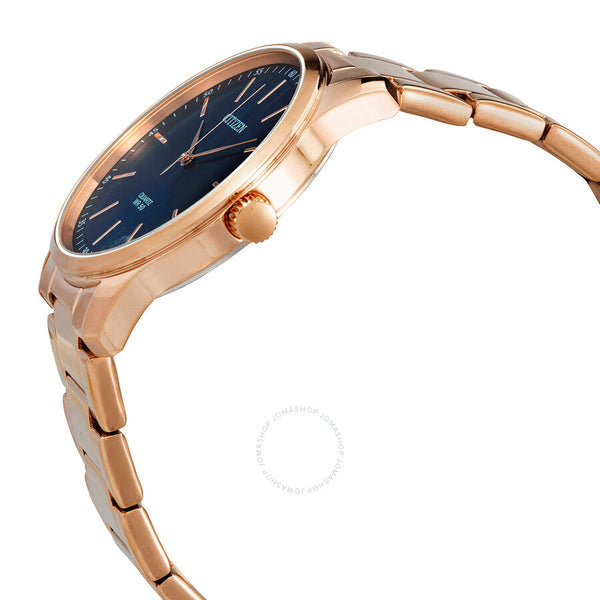 Citizen Quartz Blue Dial Rose Gold-tone Men's Watch BH5003-51L - The Watches Men & Co #2
