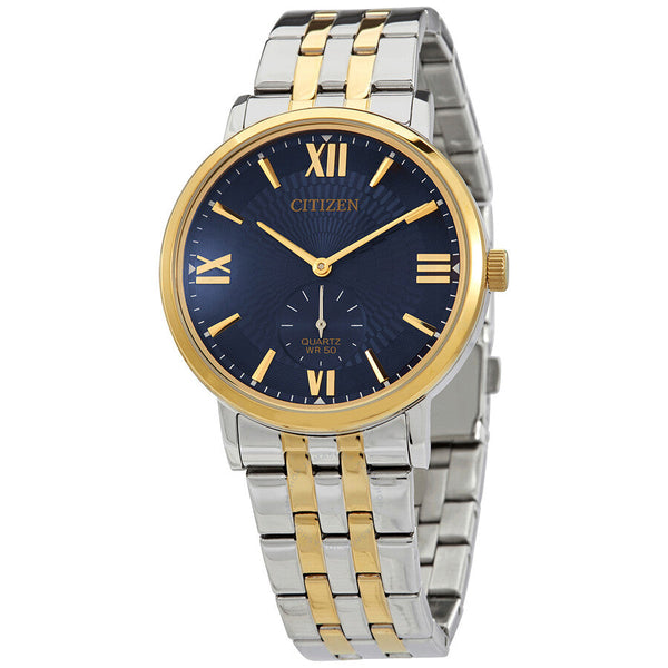 Citizen Quartz Blue Dial Two-tone Men's Watch BE9176-76L - The Watches Men & Co