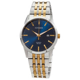 Citizen Quartz Blue Dial Two-tone Men's Watch BI5006-81L - The Watches Men & Co