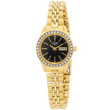 Citizen Quartz Crystal Black Dial Ladies Watch EQ0532-55E - The Watches Men & Co