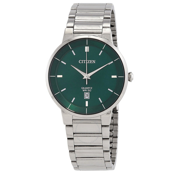 Citizen Quartz Green Dial Men's Watch BI5120-51X - The Watches Men & Co