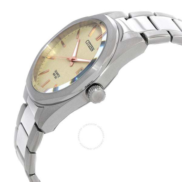 Citizen Quartz Ivory Dial Men's Watch BI5110-54B - The Watches Men & Co #2