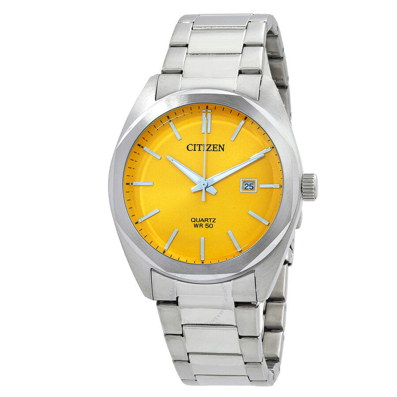 Citizen Quartz Men's Yellow Dial Watch BI5110-54Z - The Watches Men & Co