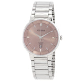 Citizen Quartz Pink Dial Men's Watch BI5120-51Z - The Watches Men & Co