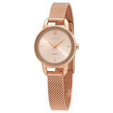 Citizen Quartz Rose Dial Rose Gold-tone Ladies Watch EZ7003-51X - The Watches Men & Co
