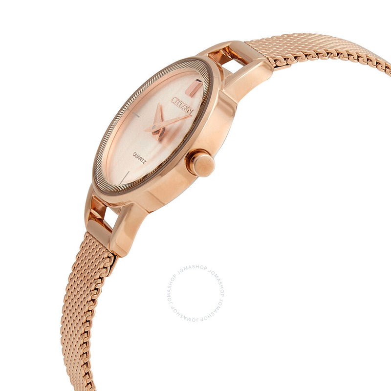 Citizen Quartz Rose Dial Rose Gold-tone Ladies Watch EZ7003-51X - The Watches Men & Co #2